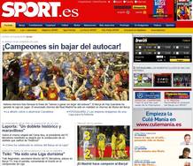 Portada web Sport