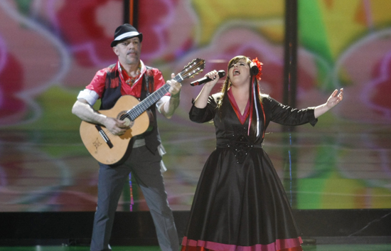 Eurovisi&oacute;n 2009 - Actuaci&oacute;n de Portugal en la Final