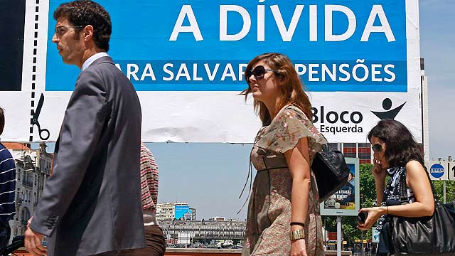 El rescate obligar&aacute; a Portugal a dr&aacute;sticos recortes para reducir el d&eacute;ficit p&uacute;blico