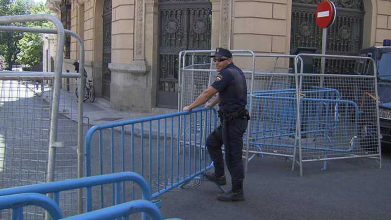 Posada valora el dispositivo de seguridad del Congreso