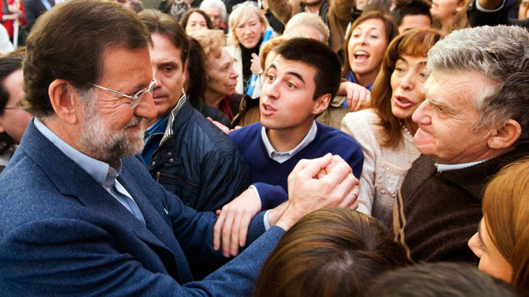 El Partido Popular ha llevado hoy sus mensajes electorales a Zaragoza