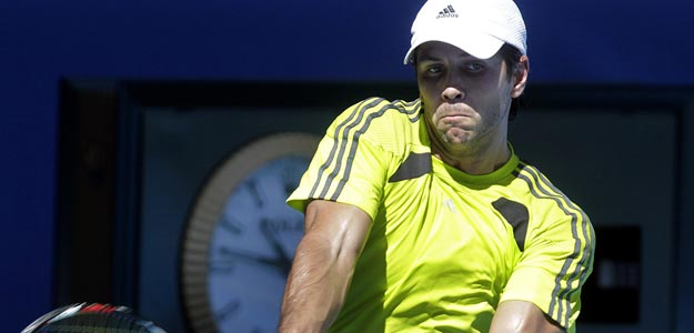 El tenista espa&ntilde;ol Fernando Verdasco, en Melbourne.