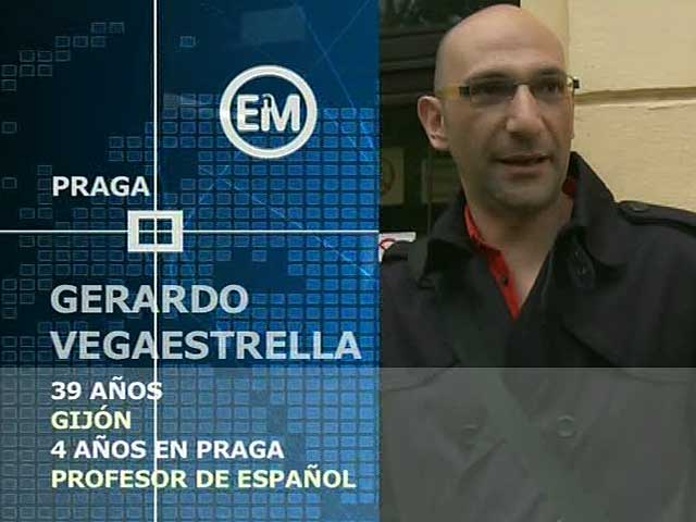 Espa&ntilde;oles en el mundo - Praga - Gerardo
