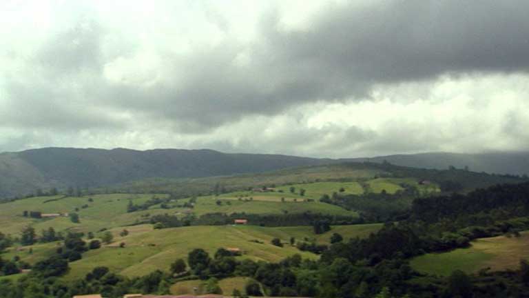 Precipitaciones localmente fuertes en el oeste de Galicia