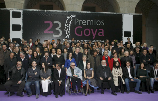Los premios Goya arrancan con la foto de familia de los nominados