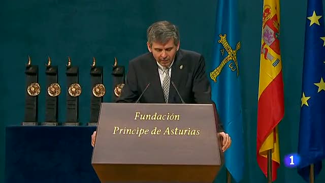 Premios Pr&iacute;ncipe de Asturias-Discurso de Arturo &Aacute;lvarez-Buylla 