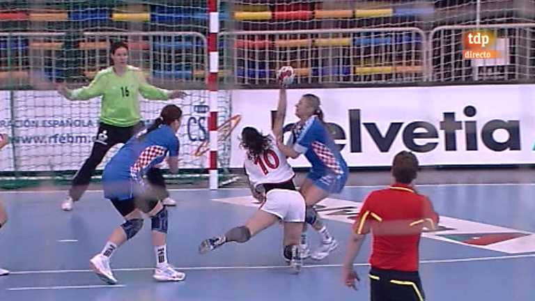 Balonmano - Preol&iacute;mpico femenino: Espa&ntilde;a - Croacia - 27/05/12