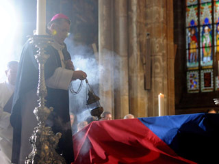 Presencia internacional en el funeral de estado en Praga por el expresidente Vaclav Havel