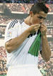 Presentaci&oacute;n en el Santiago Bernabeu con la camiseta del Real Madrid