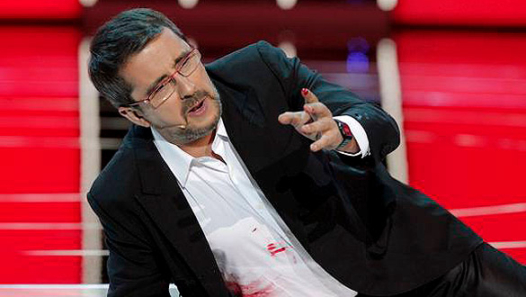 El presentador Andreu Buenafuente, durante la XXIIII edici&oacute;n de los Premios Goya