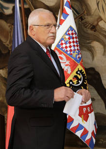 El presidente checo, Vaclav Klaus El presidente checo, Vaclav Klaus