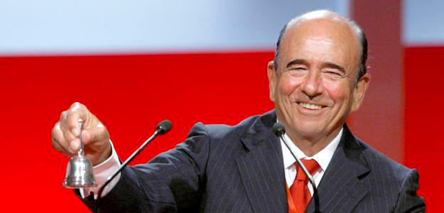 Presidente del Banco Santander, Emilio Bot&iacute;n