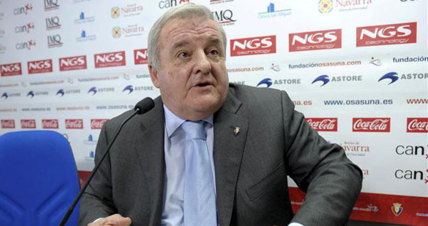 El presidente del Osasuna, Patxi Izco.