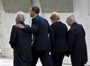 EL PRESIDENTE DE EEUU BARACK OBAMA VISITA EL CAMPO DE CONCENTRACI&Oacute;N NAZI DE BUCHENWALD