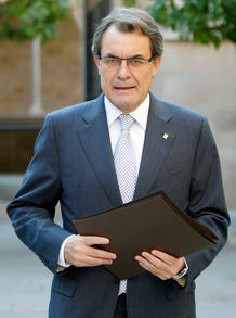 El presidente de la Generalitat, Artur Mas