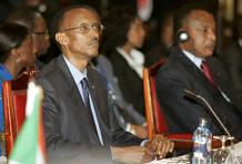 El presidente ruandés, Kagame, en la cumbre de Nairobi El presidente ruandés, Kagame, en la cumbre de Nairobi