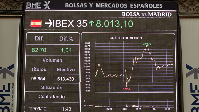La prima de riesgo baja a 401 puntos tras la decisi&oacute;n del Constitucional alem&aacute;n 