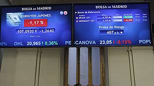 Ver v&iacute;deo  'La prima de riesgo supera los 400 puntos por primera vez desde diciembre'