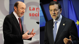 Ver v&iacute;deo  'Primer cara a cara de Rajoy y Rubalcaba en el Congreso de los Diputados'