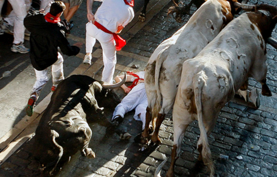 Primer encierro de los Sanfermines 2009