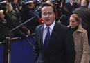El primer ministro brit&aacute;nico David Cameron llega a la cumbre de jefes de Estado y Gobierno de la Uni&oacute;n Europea que se celebra en Bruselas