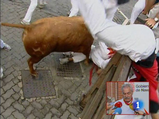 Primer parte m&eacute;dico del &uacute;ltimo encierro de 2010, de los Jandilla