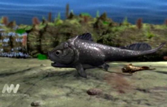 Recreaci&oacute;n del parto de un 'dinosaurio de mar' 