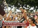Ir al Video&nbsp;Primera manifestaci&oacute;n del Movimiento 20-F tras el apoyo masivo a la nueva Constituci&oacute;n