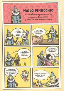 Primera p&aacute;gina de 'Paolo Pinocchio', de Lucas Varela