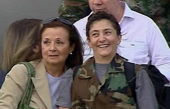 Primeras im�genes de Ingrid Betancourt tras su liberaci�n