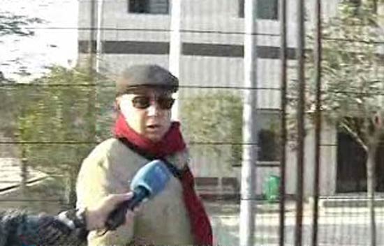 Primeras im&aacute;genes de Rold&aacute;n para firmar su carta de libertad