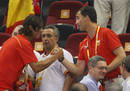 El pr&iacute;ncipe Felipe felicita a Nadal durante los Juegos Ol&iacute;mpicos.