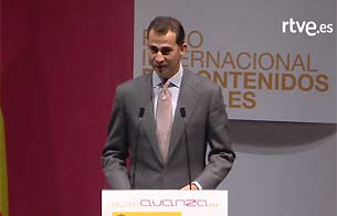 Ver v&iacute;deo  'El Pr&iacute;ncipe Felipe habla de Enjuto Mojamuto en la inauguraci&oacute;n de FICOD 2008'