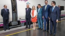 Ir al Video&nbsp;El pr&iacute;ncipe Felipe inaugura el AVE a Alicante