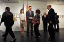 Los pr&iacute;ncipes de Asturias se encuentran de visita oficial en Estados Unidos para reforzar las relaciones bilaterales entre ambos pa&iacute;ses. En la imagen, don Felipe y do&ntilde;a Letizia en la sala de exposiciones del Instituto Cervantes de Nueva York.