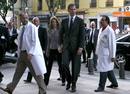 Los Pr&iacute;ncipes de Asturias visitan el Hospital de La Princesa