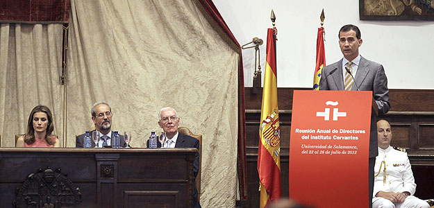 LOS PRÍNCIPES PRESIDEN EN SALAMANCA LA REUNIÓN ANUAL DE DIRECTORES DEL INSTITUTO CERVANTES LOS PRÍNCIPES PRESIDEN EN SALAMANCA LA REUNIÓN ANUAL DE DIRECTORES DEL INSTITUTO CERVANTES