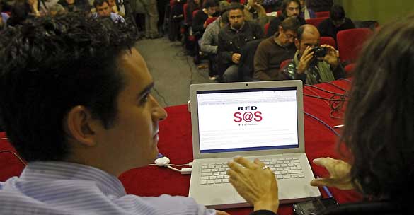 La rueda de prensa donde se ha presentado Red SOStenible, en respuesta a las medidas del Gobierno para proteger la propiedad intelectual. La rueda de prensa donde se ha presentado Red SOStenible, en respuesta a las medidas del Gobierno para proteger la propiedad intelectual.