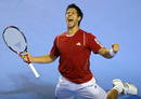 El protagonista del domingo.El tenista espa&ntilde;ol Fernando Verdasco celebra su victoria ante el argentino Jos&eacute; Acasuso en el cuarto partido de la final de la Copa Davis.