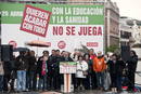 PROTESTA CONTRA LOS RECORTES DEL GOBIERNO