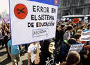 Protesta contra los recortes en educaci&oacute;n