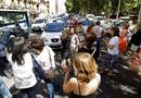PROTESTA DE FUNCIONARIOS FRENTE AL MINISTERIO DE EDUCACI&Oacute;N