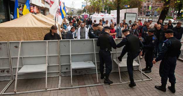 PROTESTA DE SEGUIDORES DE YULIA TYMOSHENKO