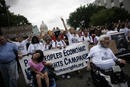 Manifestantes protestan en Saint Paul, Estados Unidos, aprovechando la Convenci&oacute;n Republicana.