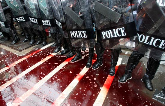 Protestas en Bangkok contra el primer ministro tailand�s