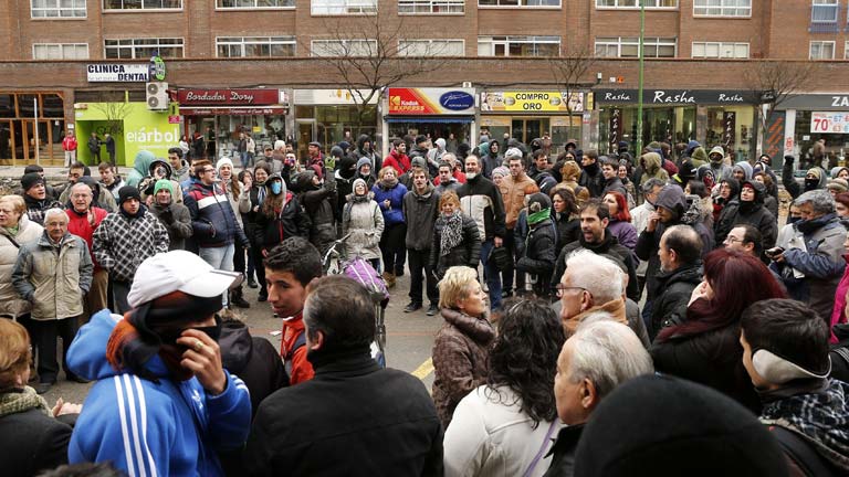 Continúa la tensión en Burgos por las obras de la calle Vitoria