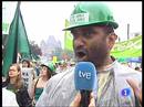 Ir al Video&nbsp;Las protestas en las calles de Toronto muestran el descontento de los ciudadanos