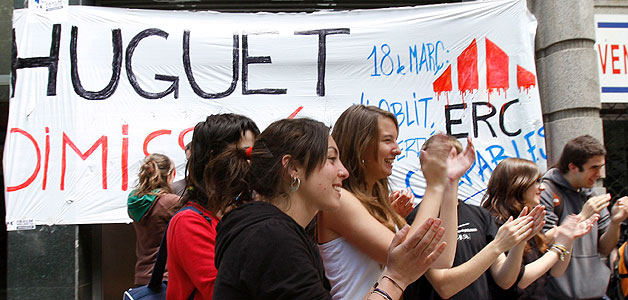 Protestas contra Bolonia, en Barcelona