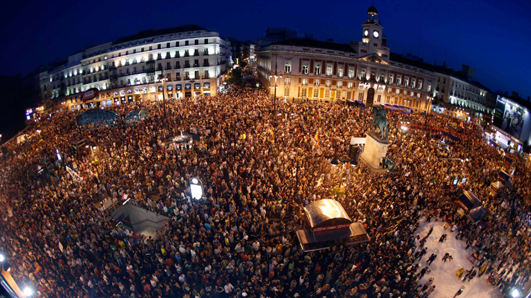 Las protestas contra los recortes toman las ciudades españolas