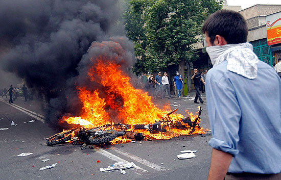 Protestas por el resultado de las elecciones en Ir�n